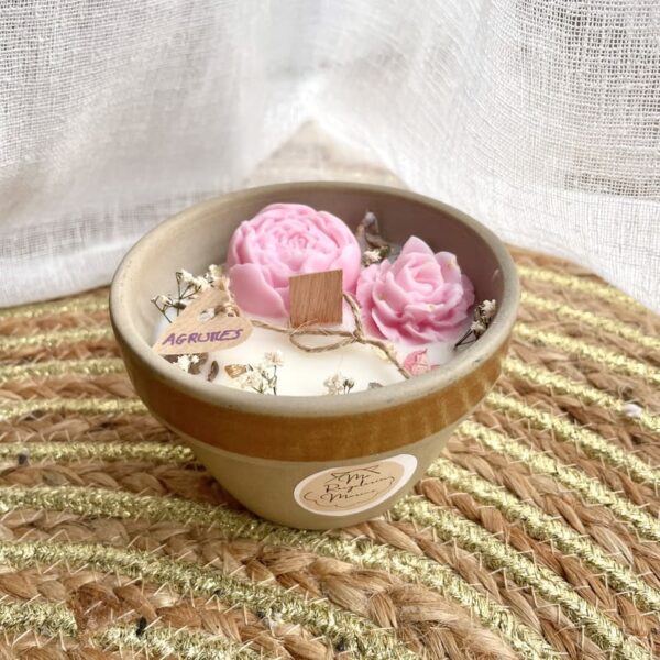 Bougie Pot en Grès – Image 2